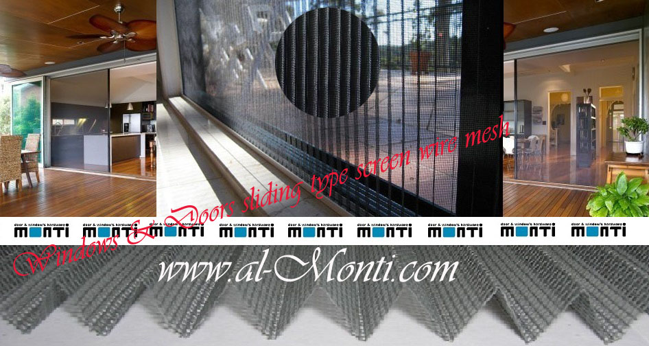 www.al-monti.com Aluminum,UPVC,PVC    توری پیلیسه برای در و پنجره   